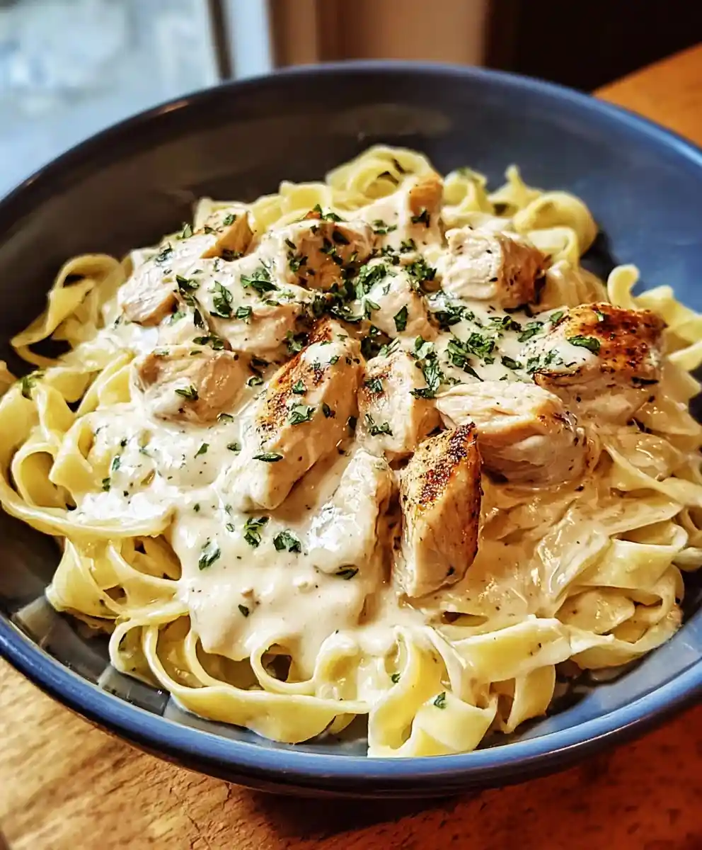 Creamy Chicken with Buttered Noodles