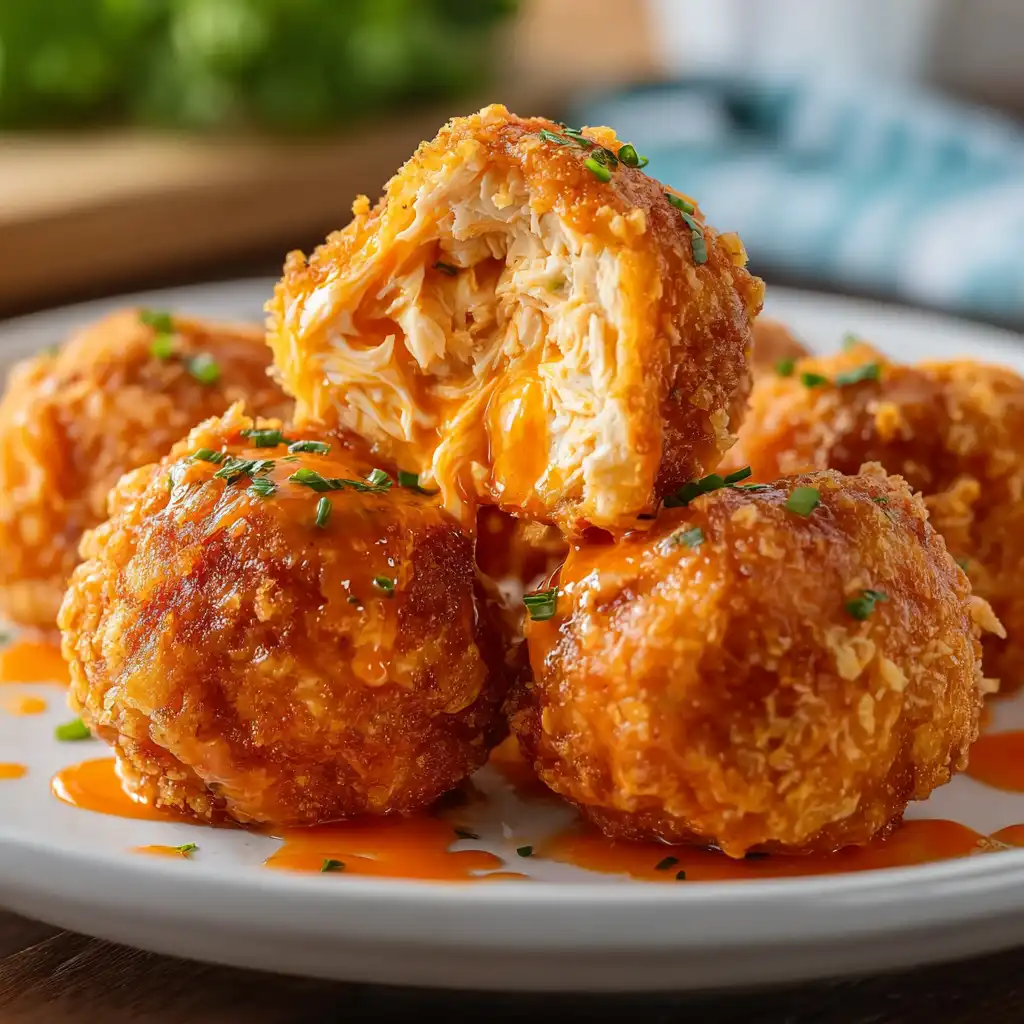 Crispy Buffalo Chicken Bombs