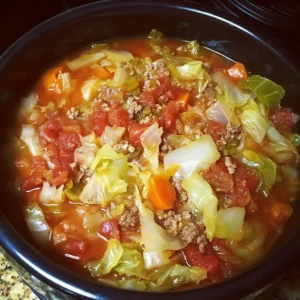 crockpot cabbage soup