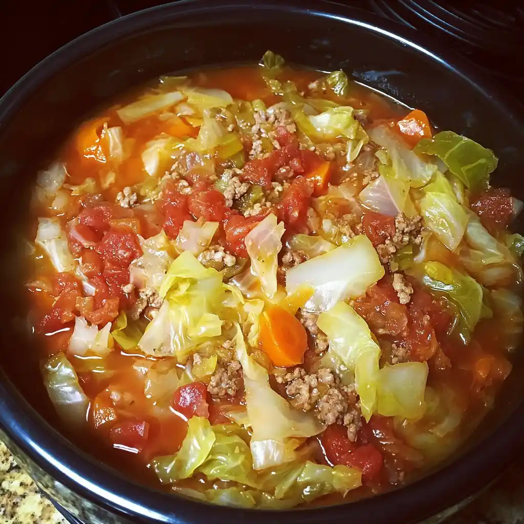 crockpot cabbage soup