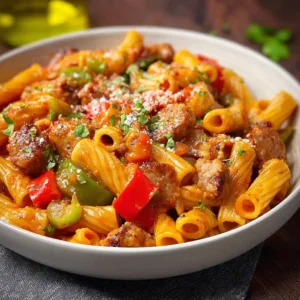 Italian Sausage and Peppers Pasta