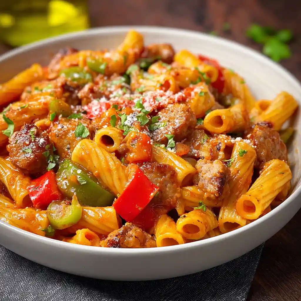 Italian Sausage and Peppers Pasta