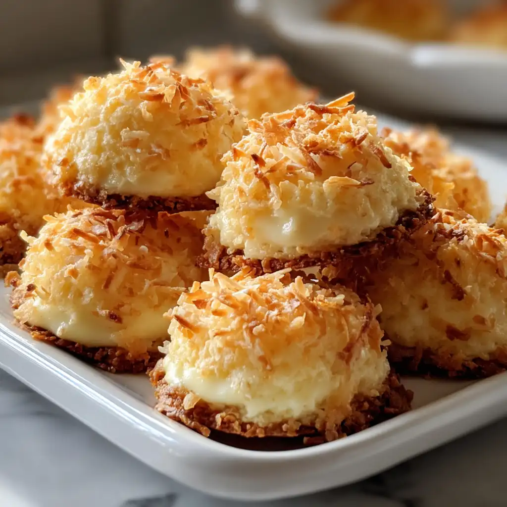 Lemon Coconut Cheesecake Cookies
