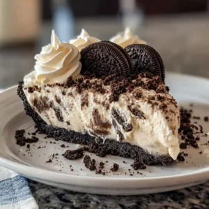 No Bake Oreo Cream Pie