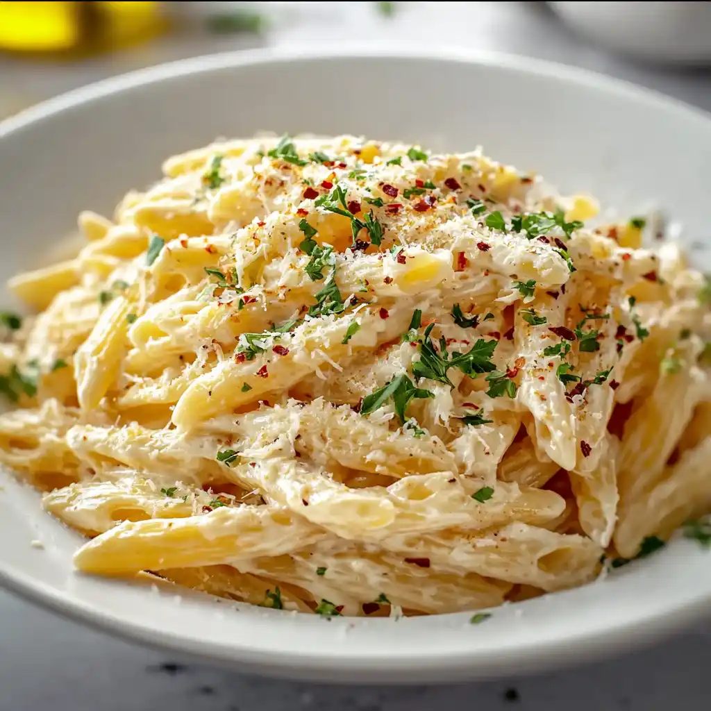 One Pot Creamy Garlic Pasta