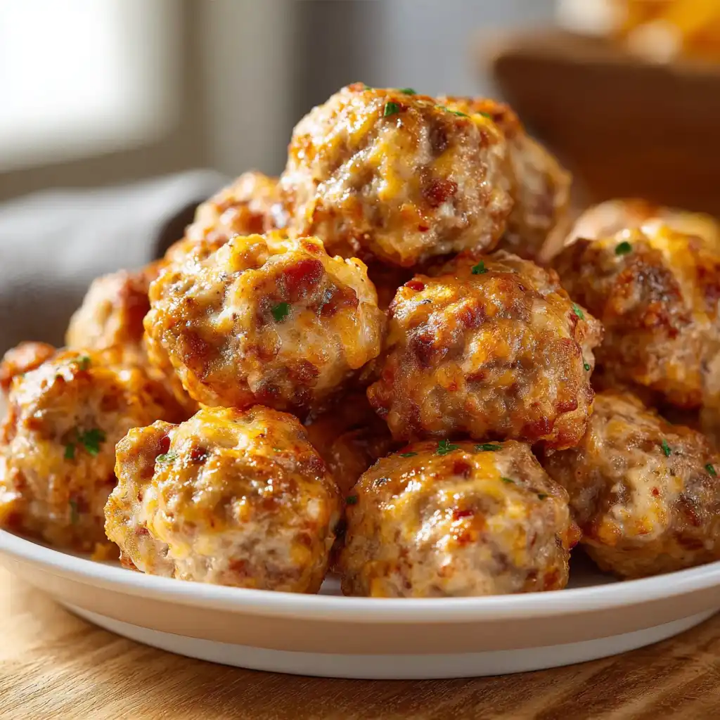 Rotel Cream Cheese Sausage Balls