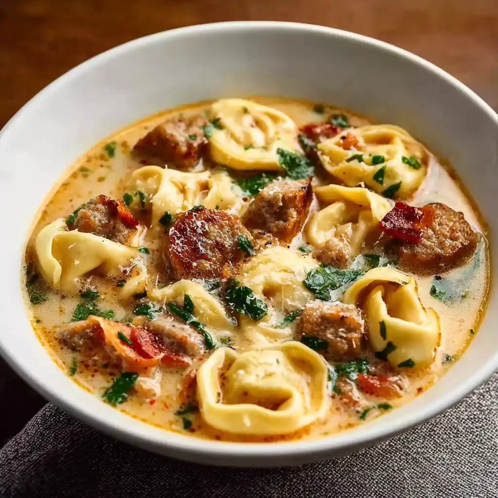Sausage Tortellini Soup