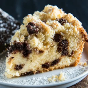 Chocolate Chip Ricotta Crumb Cake
