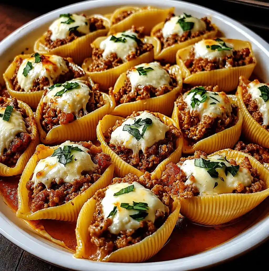 Beef Stuffed Shells