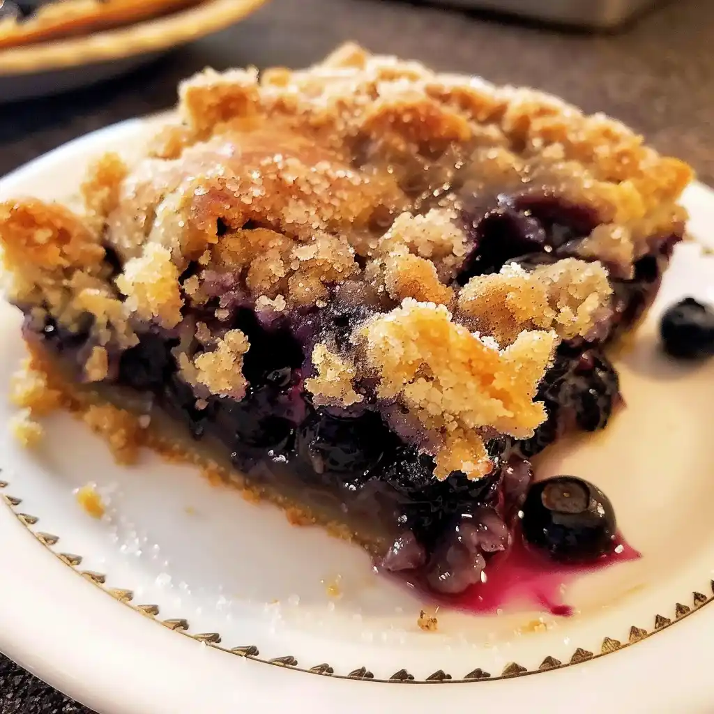 Blueberry Buckle With Brown Sugar Topping