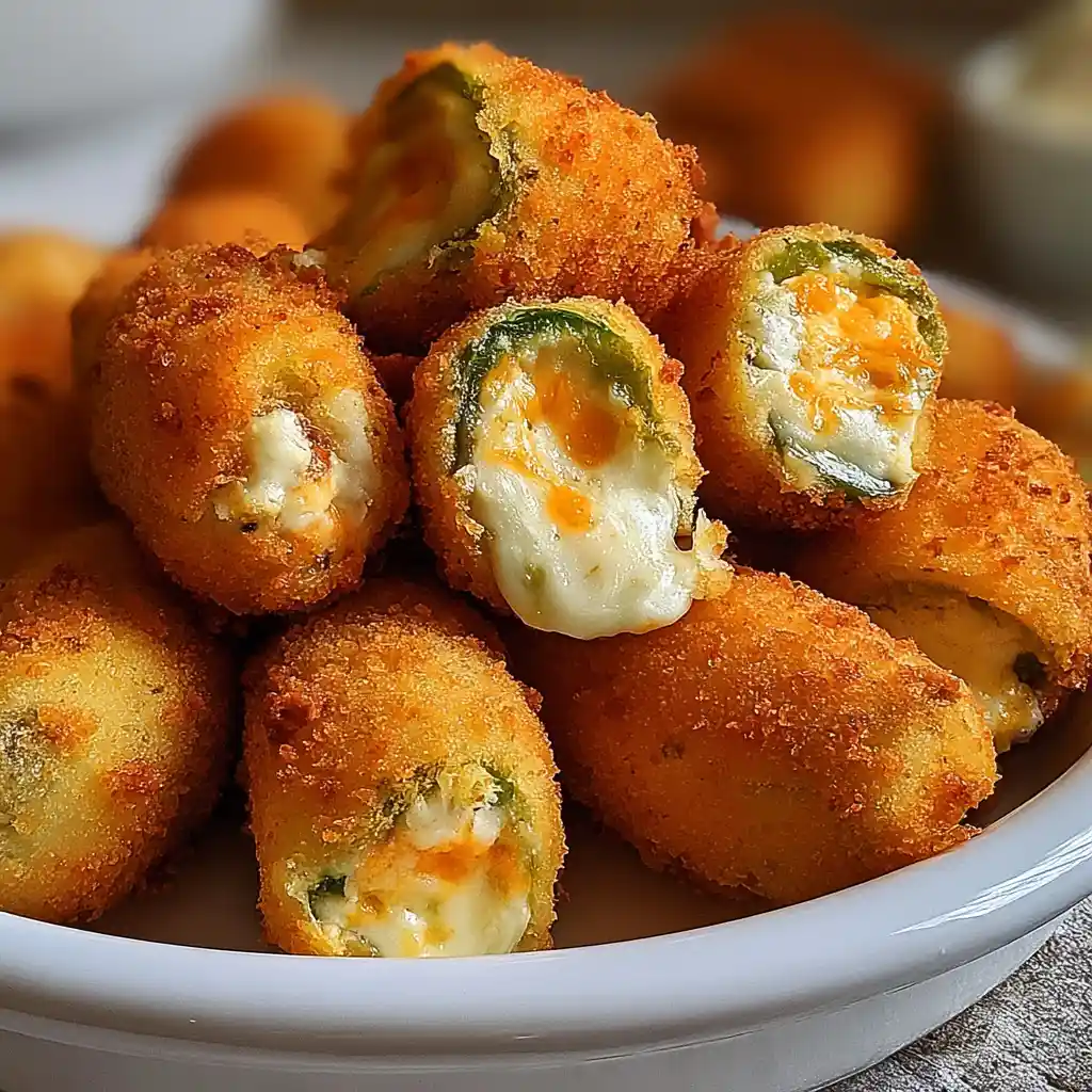 Cheese-Stuffed Jalapeño Poppers