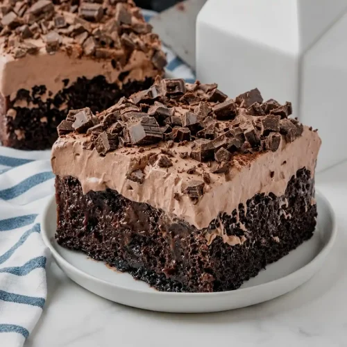 Death By Chocolate Poke Cake