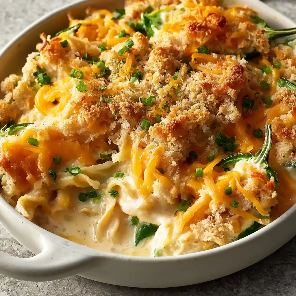 Easy Chicken Noodle Casserole