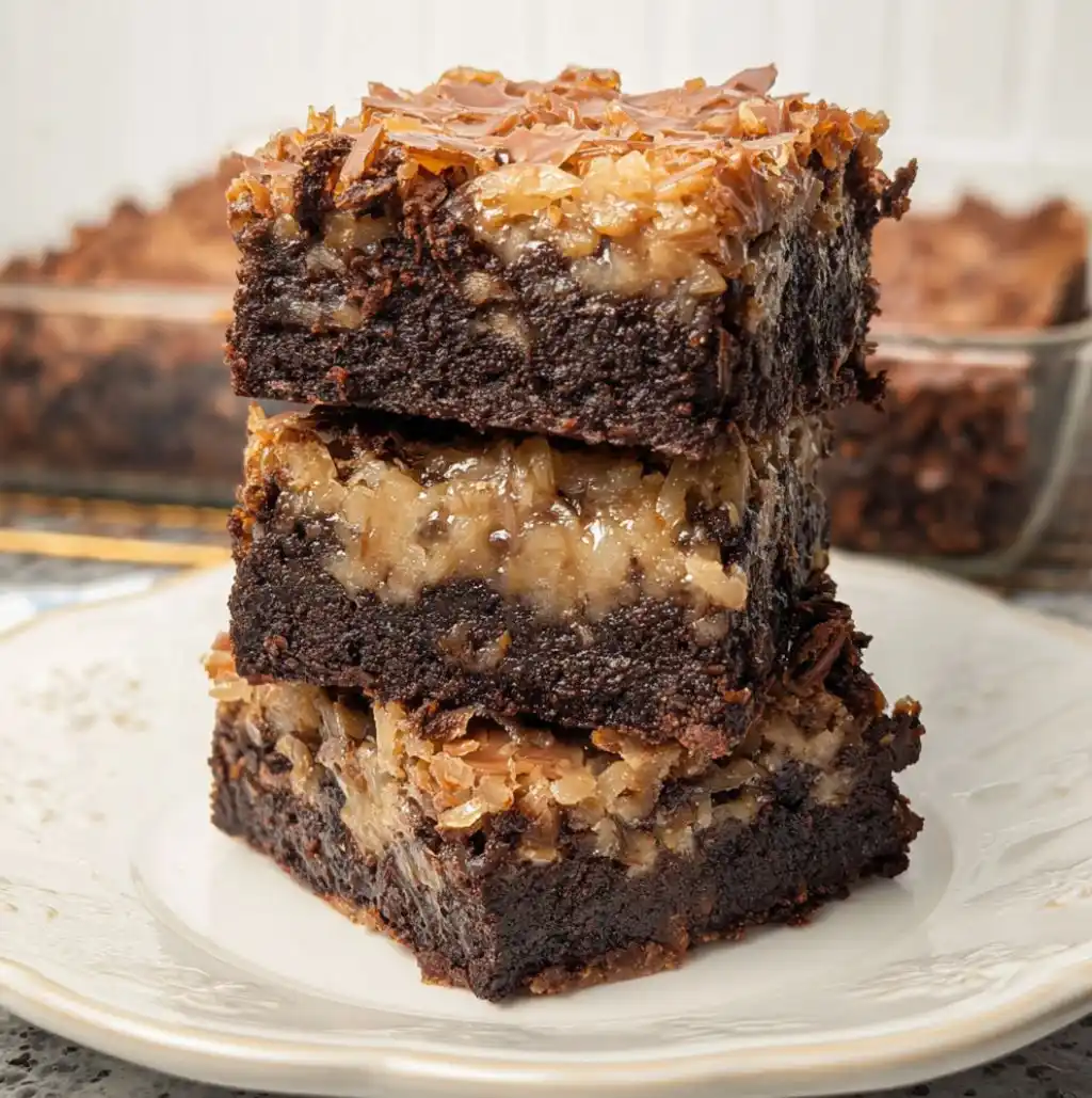 German Chocolate Brownies