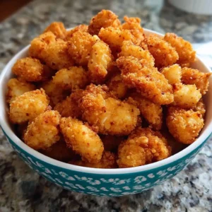 homemade popcorn chicken