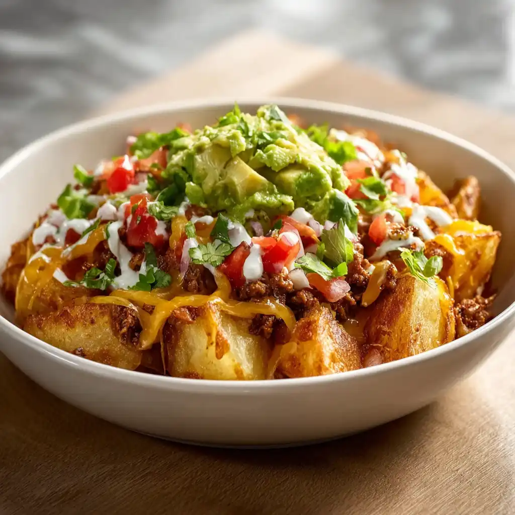 Loaded Potato Taco Bowl