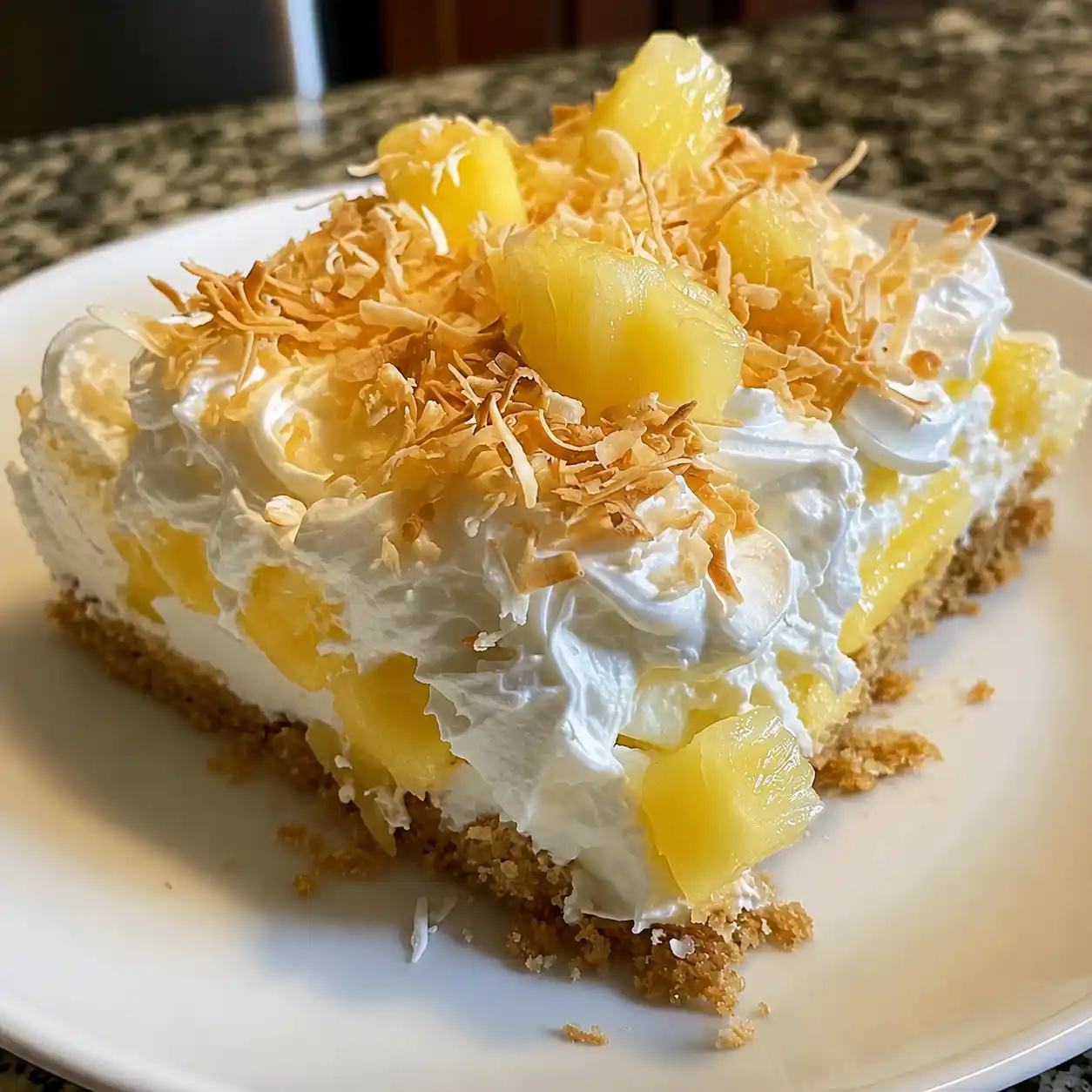 No-Bake Pineapple Cream Dessert