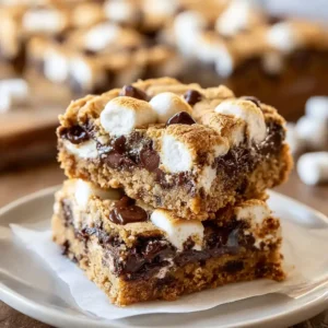 S’mores Cookie Bars