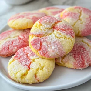 Strawberry Lemonade Cookies