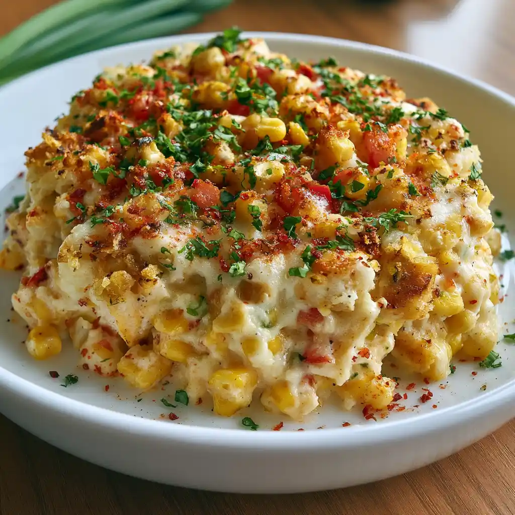 Street Corn Chicken Casserole