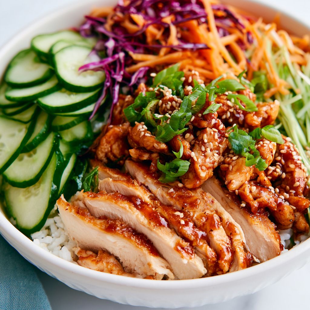 Korean BBQ Chicken Bowl