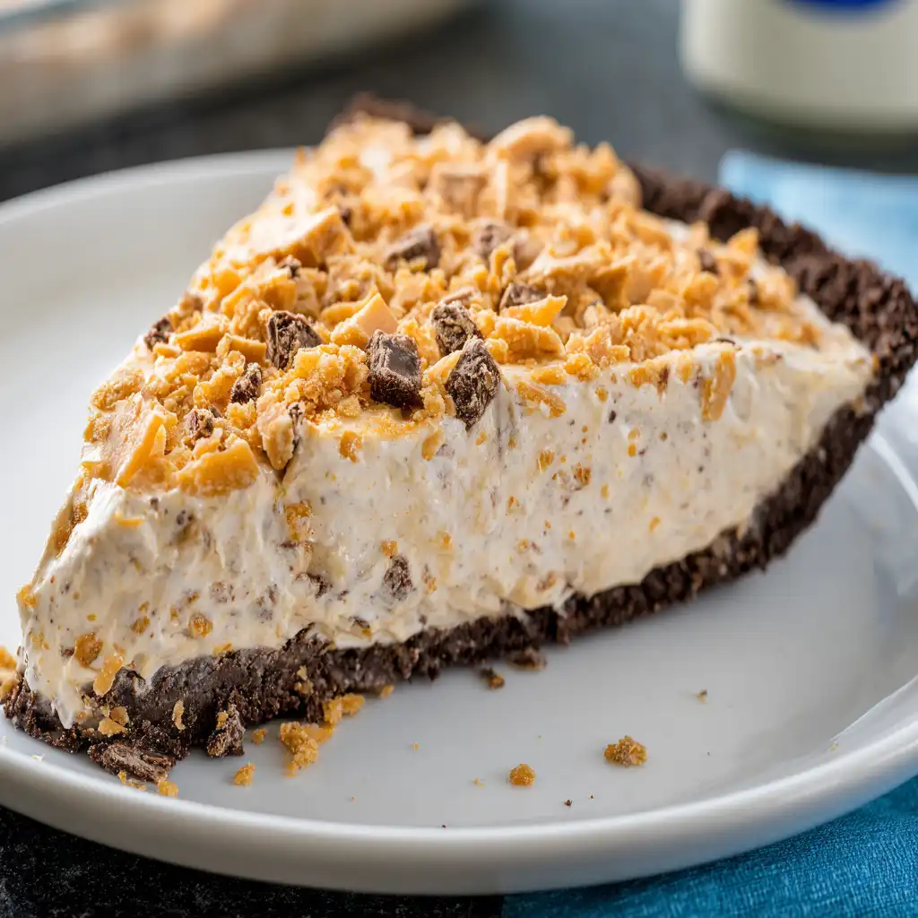 Butterfinger Ice Cream Pie