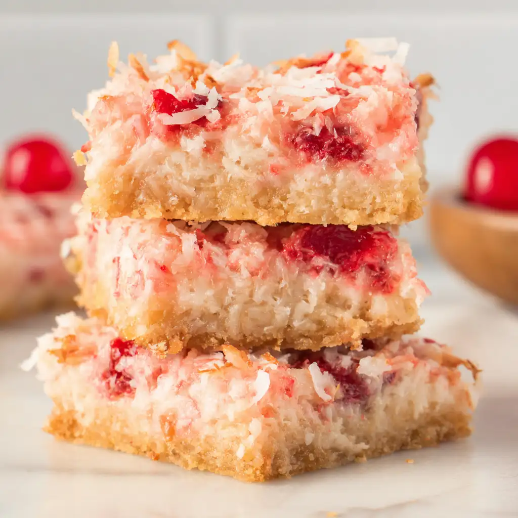Cherry Coconut Magic Bars