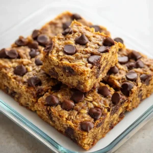 chocolate chip peanut butter oatmeal bars