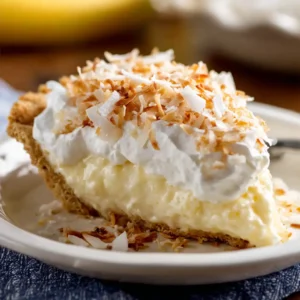 coconut banana cream pie