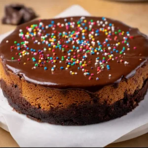 Cosmic Brownie Cheesecake