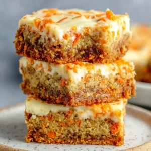 Cream Cheese Carrot Cake Bars