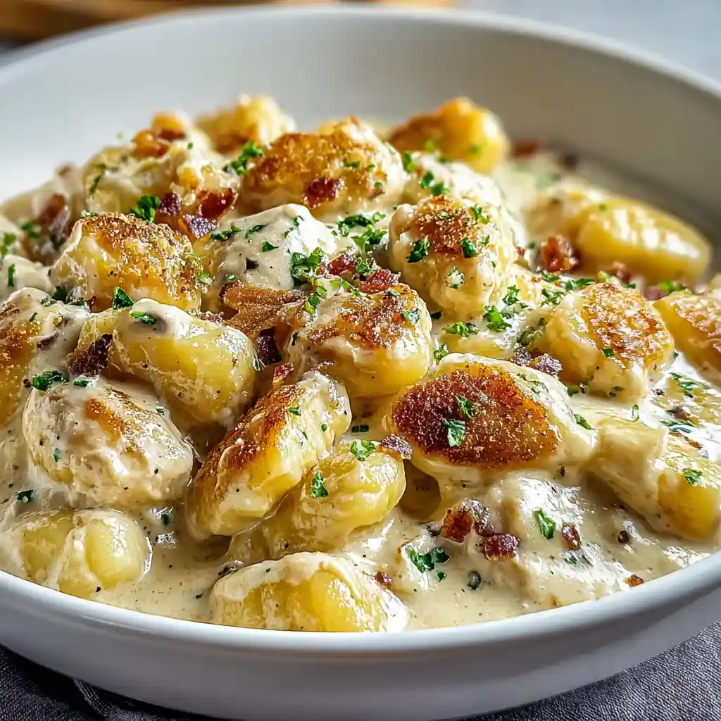 Creamy Crack Chicken Gnocchi