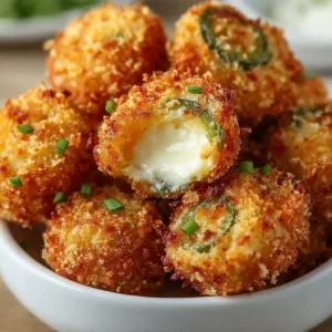 crispy cheese jalapeno balls