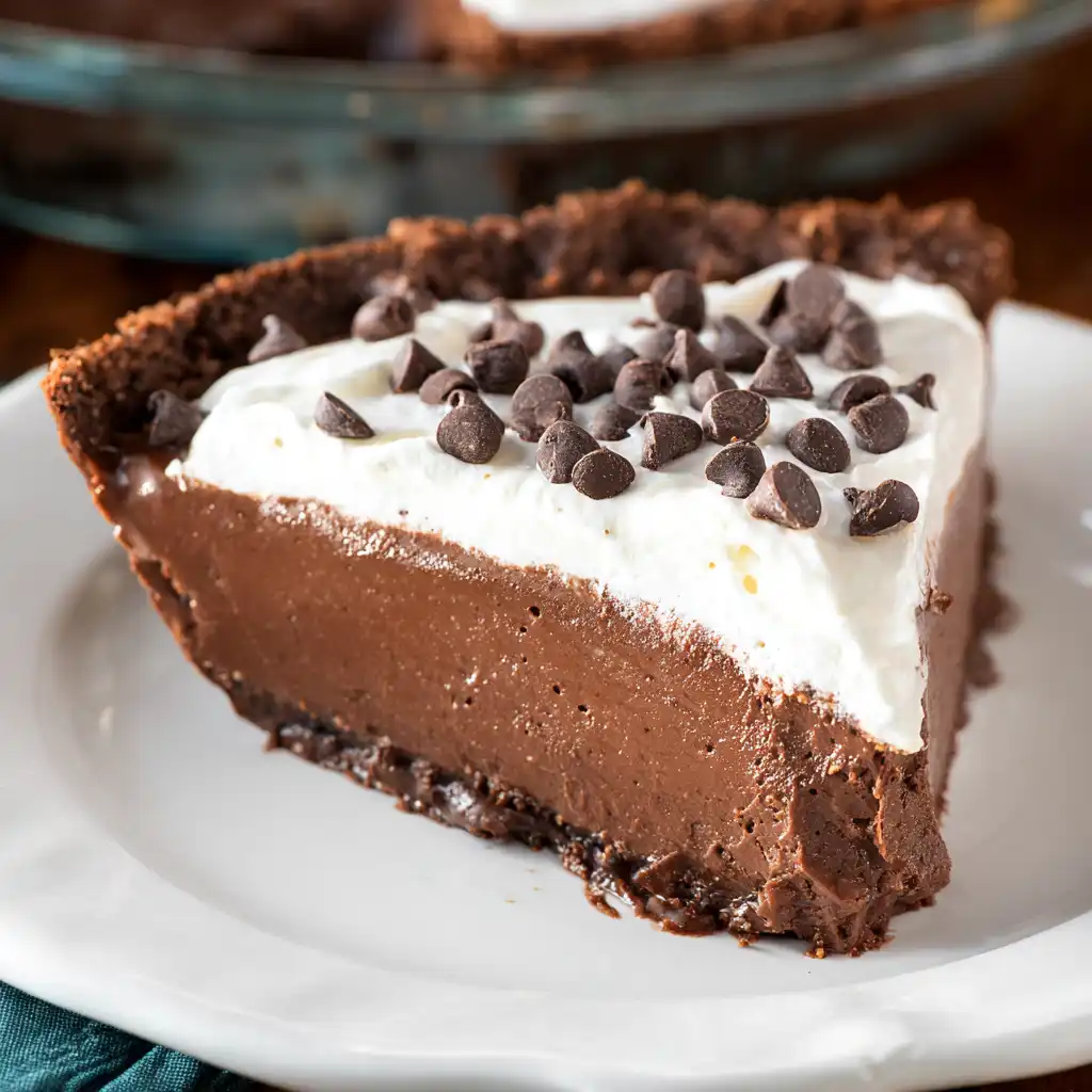 Double Chocolate Pudding Pie
