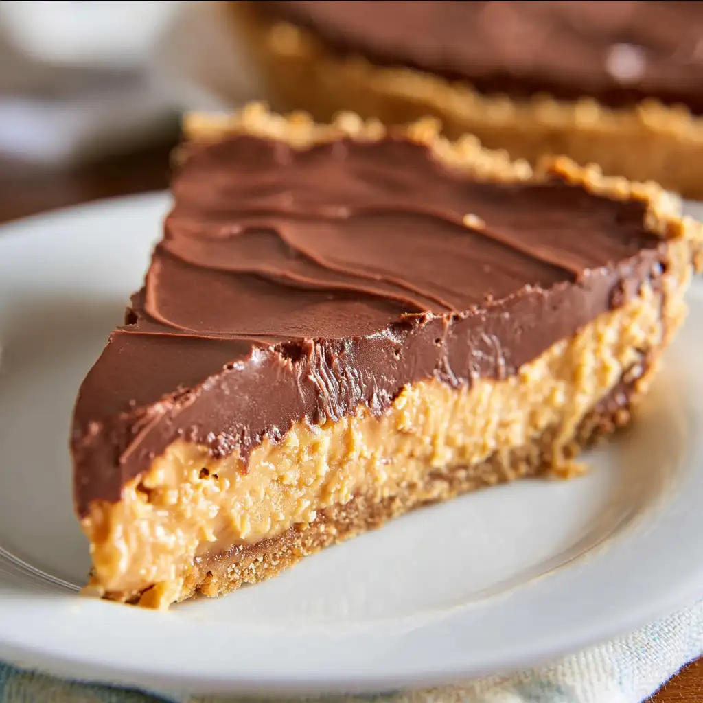 No-Bake Peanut Butter Twix Pie