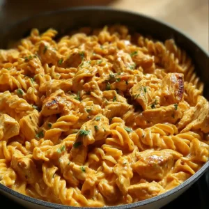 one pot creamy honey bbq chicken pasta