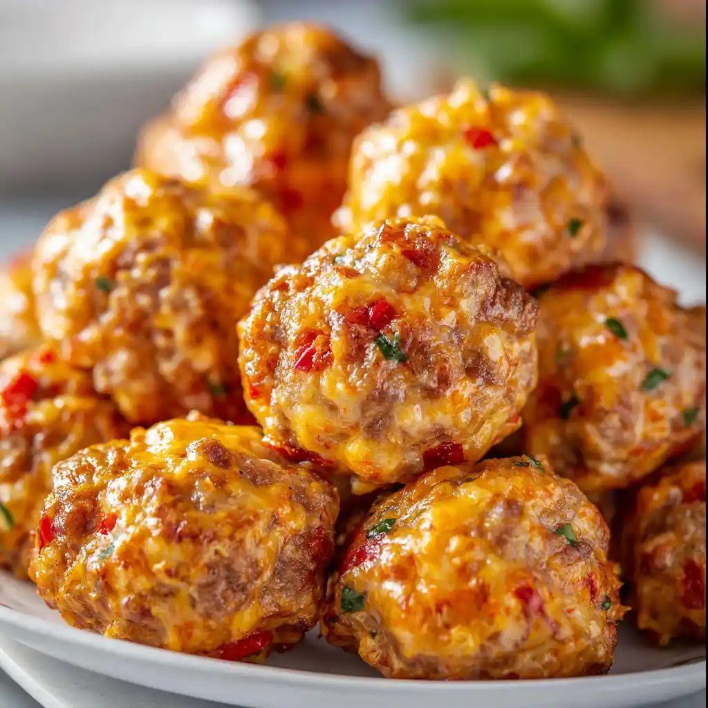pimento cheese sausage balls