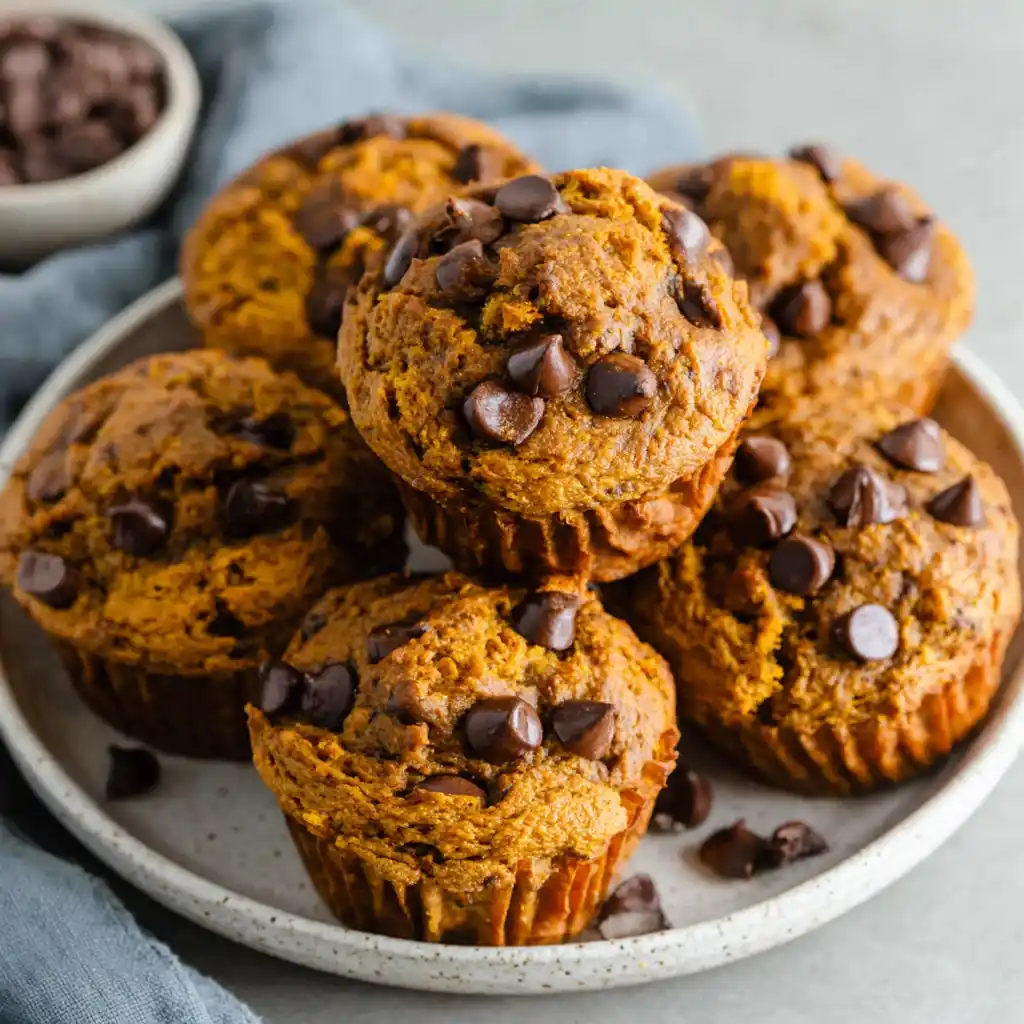 Pumpkin Chocolate Chip Muffins