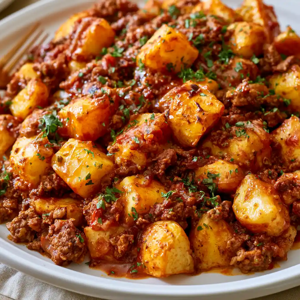 Sloppy Joe Potato Skillet