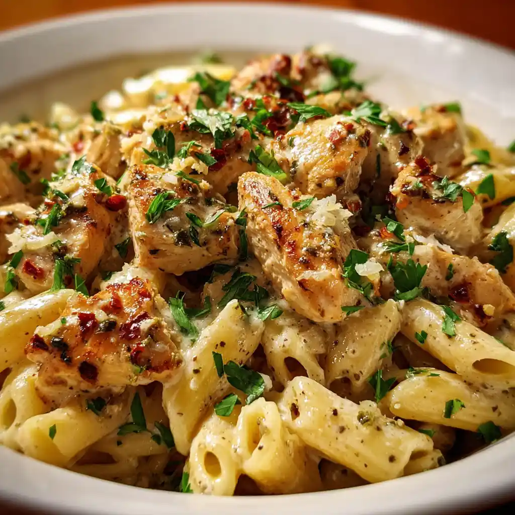 Slow Cooker Olive Garden Chicken Pasta