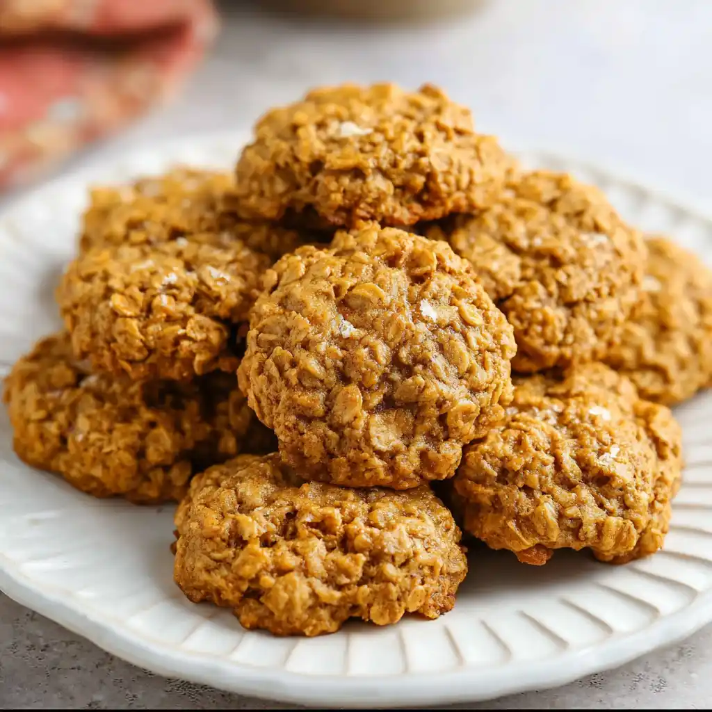 soft and chewy pumpkin oatmeal cookies