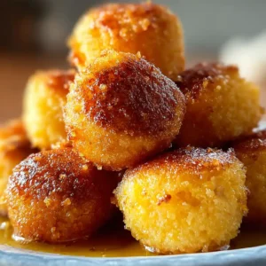 Southern-Style Honey Butter Cornbread Poppers