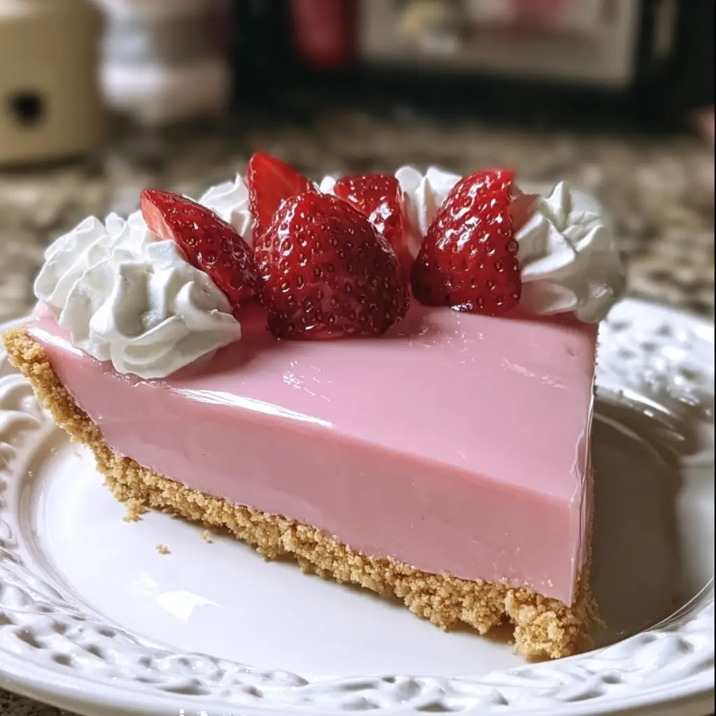 Strawberry Cream Cheese Jello Pie