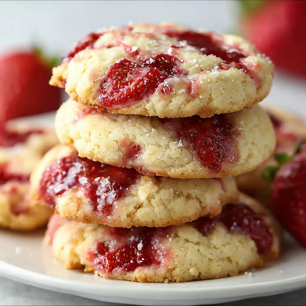 Strawberry Shortcake Cookies