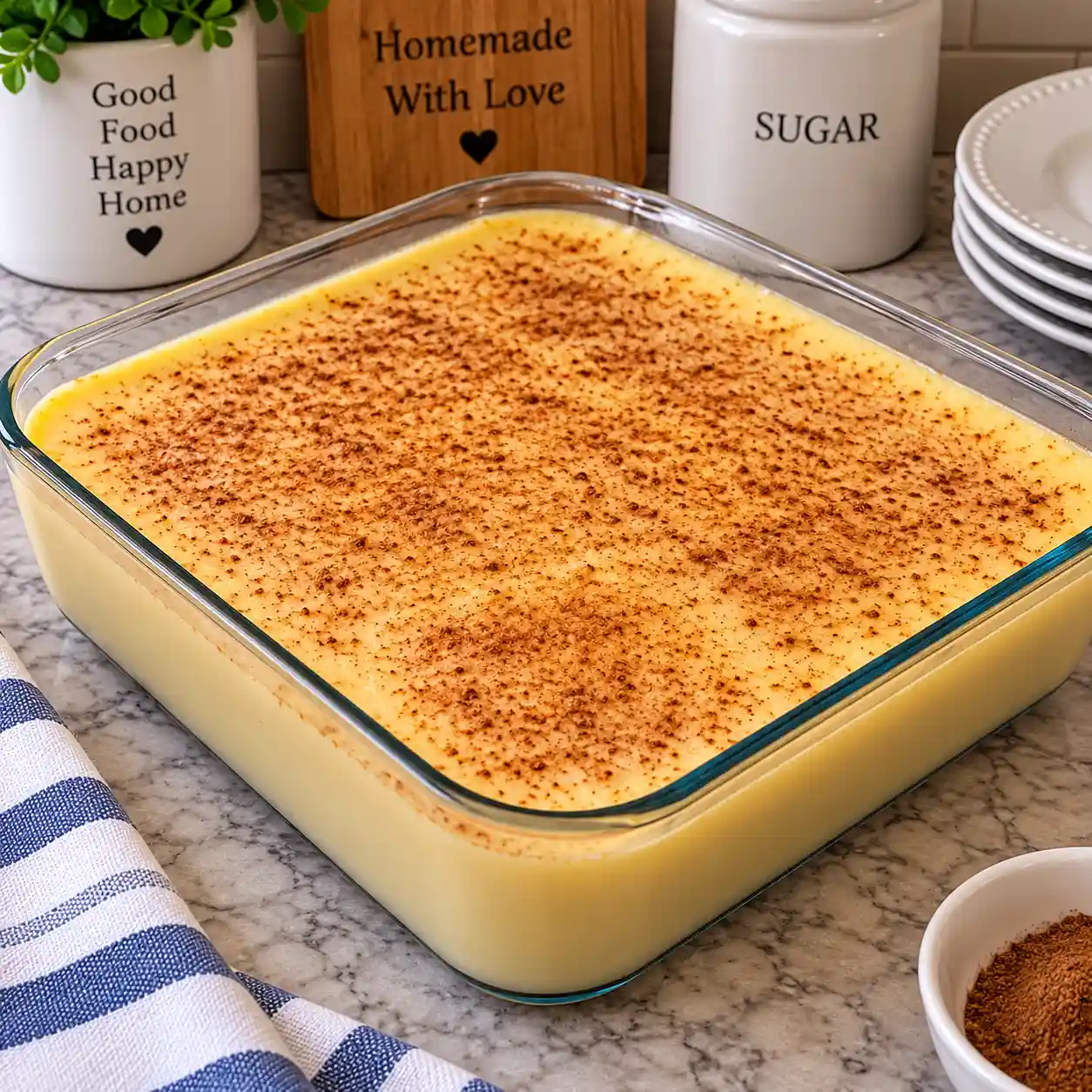 Amish Baked Custard