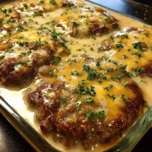Amish Hamburger Steak Bake