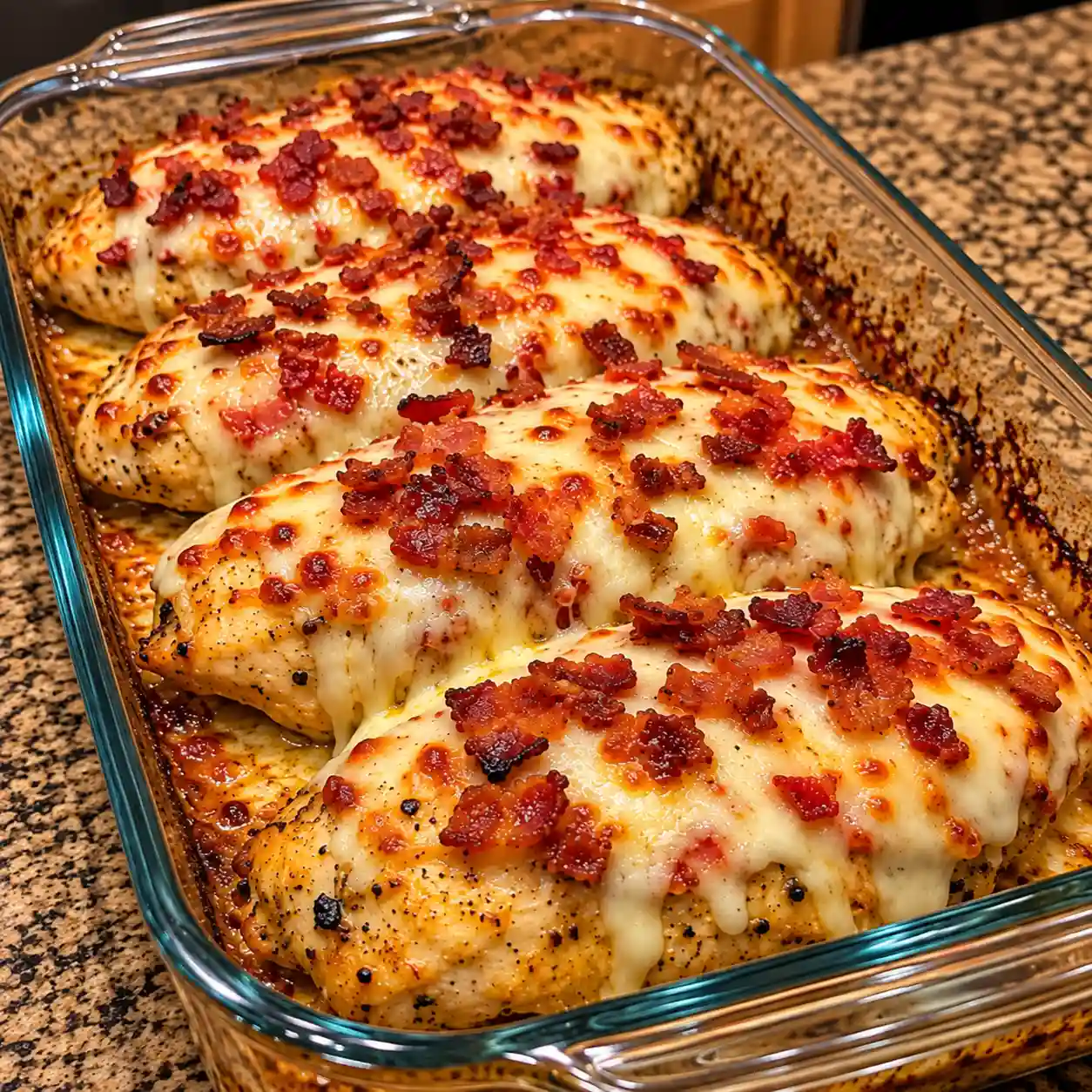 Bacon Ranch Mozzarella Chicken