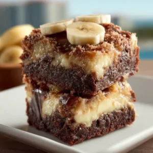 Banana Pudding Brownies