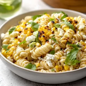 Creamy Street Corn Pasta Salad