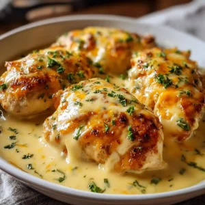 Smothered Cheesy Sour Cream Chicken
